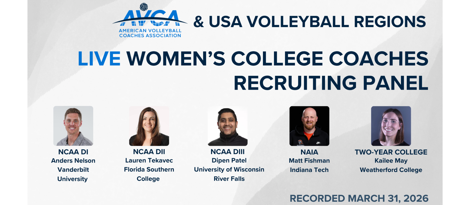 Recruiting Panel: Women’s College Coaches, 2026