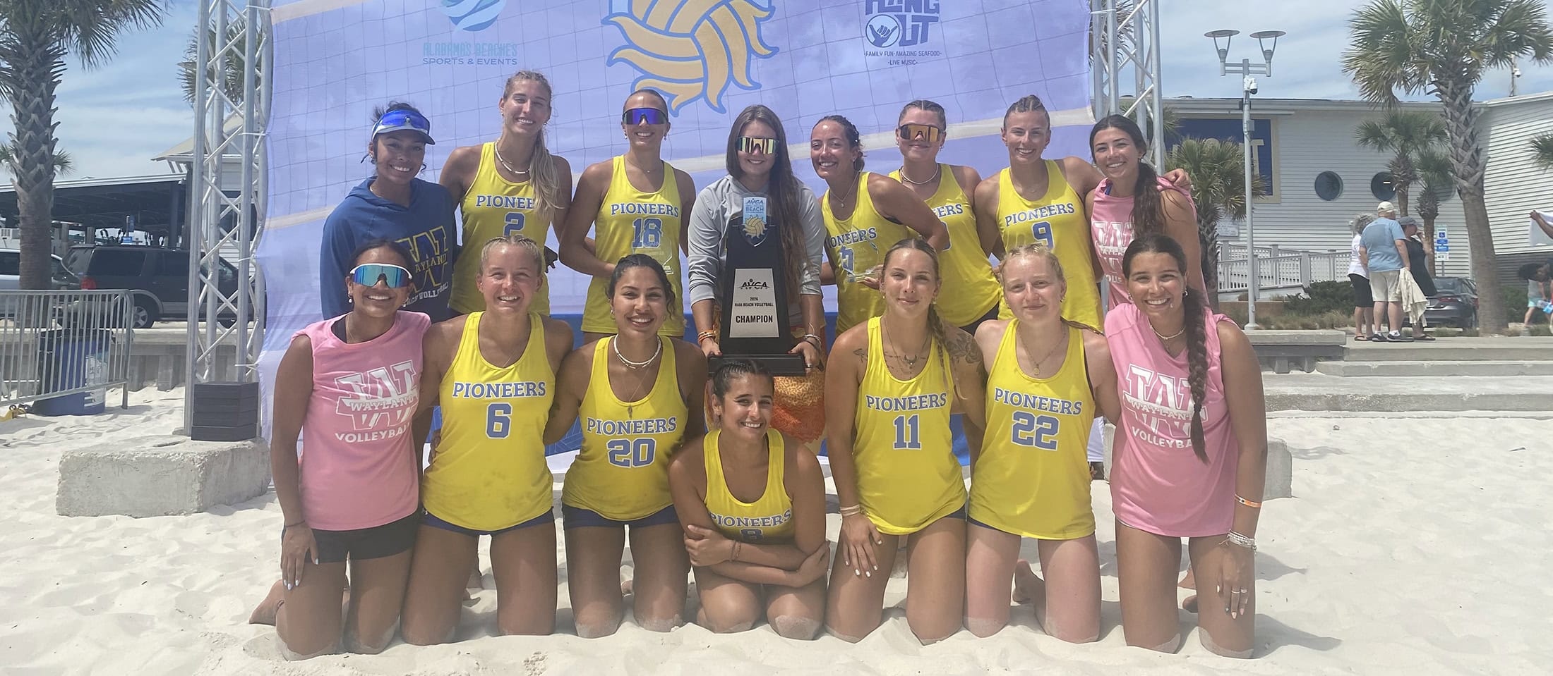 Wayland Baptist wins NAIA division at the AVCA Small College Beach Championships