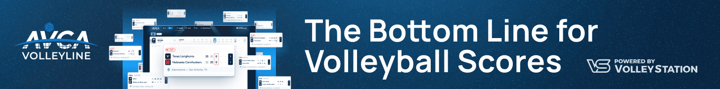 AVCA VolleyLine - the Bottom Line for Volleyball Scores
