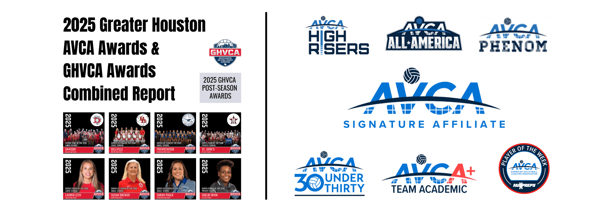 2025 AVCA & GHVCA Awards Report