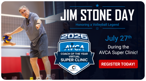 2026 AVCA Super Clinic Jim Stone Day Pop-Up