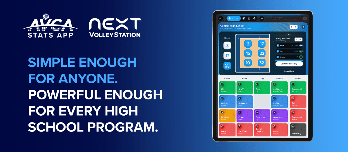 AVCA Launches AVCA Stats App as New Member Benefit for High School Coaches