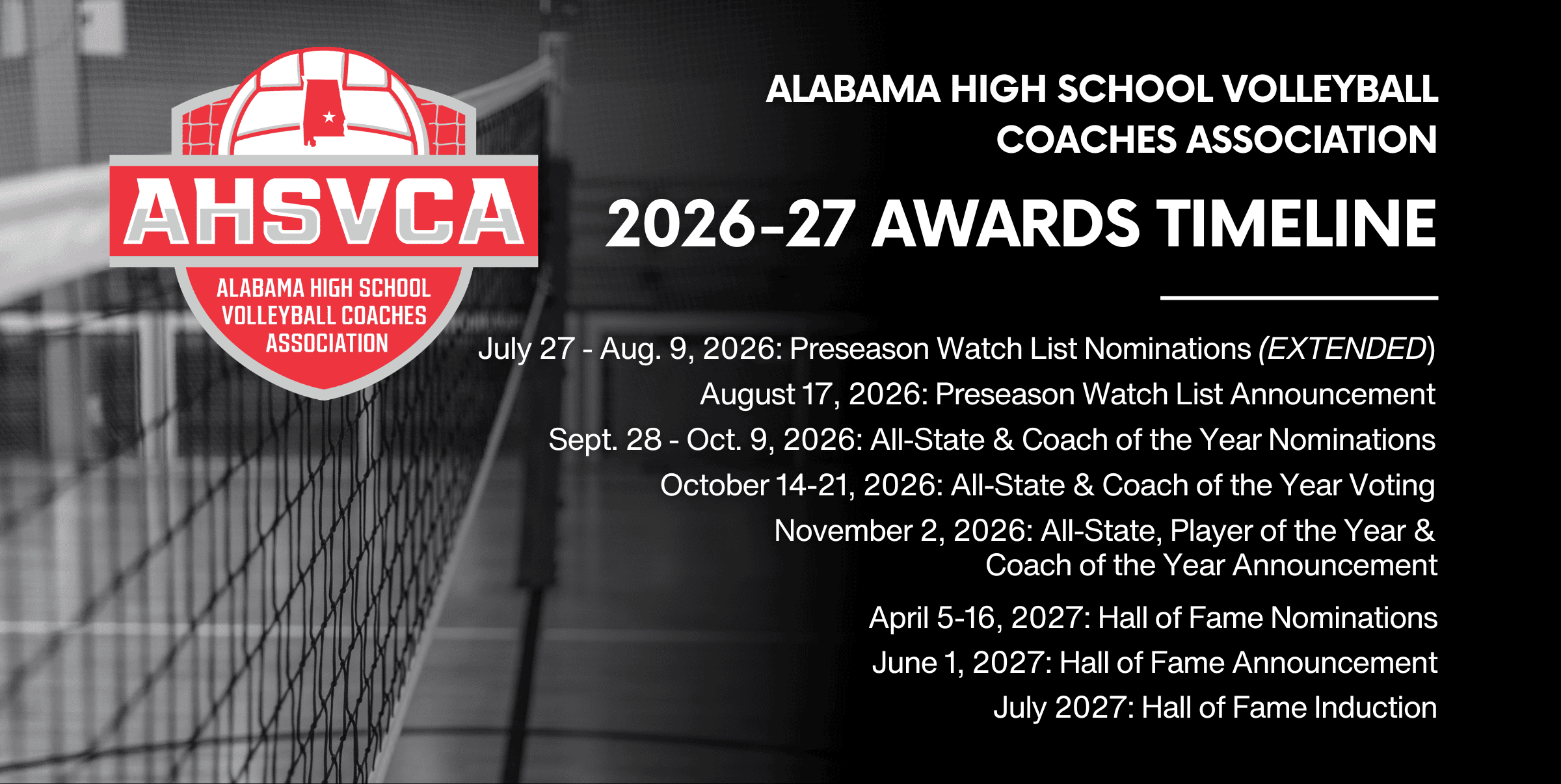 2026-27 AHSVCA Awards Timeline, use 8-7 to 10-9 (2400x1206px)