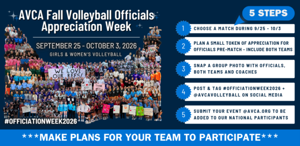 2026 Fall #OFFICIATIONWEEK, use 8-1 to 9-25 (EMAIL)
