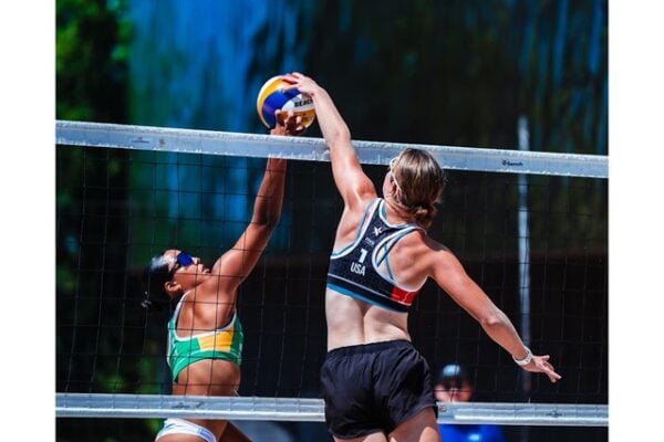 2026 AVCA Junior Beach Second-Team All-American Lauren Leach