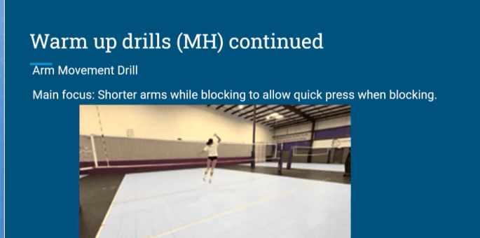 Blocking Warm-Up Drills
