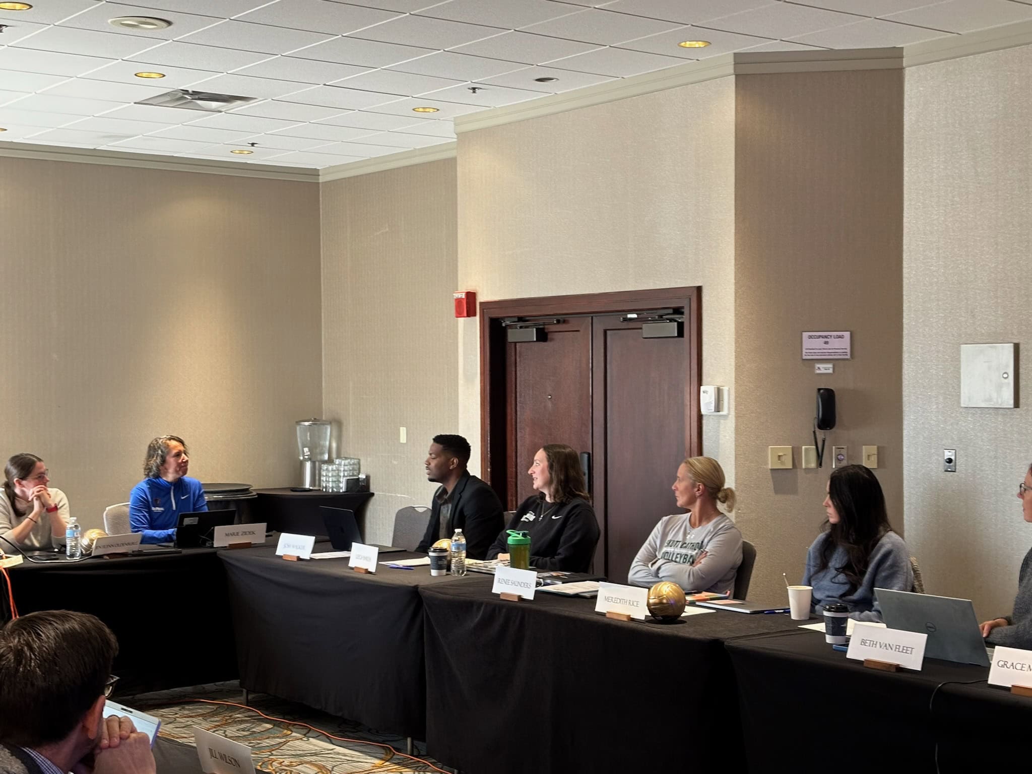AVCA Board of Directors in a meeting