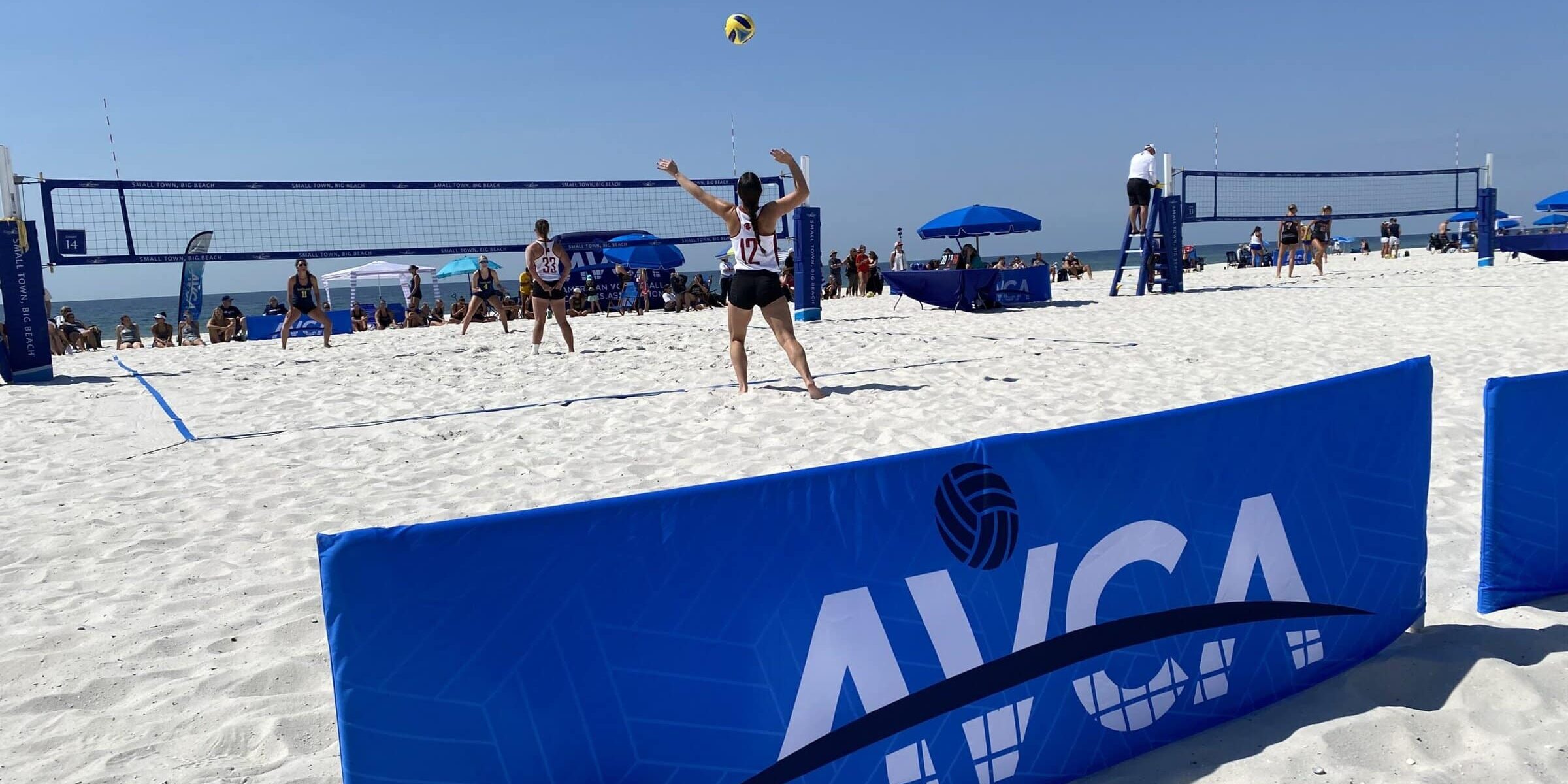 2025 AVCA Small College Beach Championships - Gulf Shores, AL, April 17-19.