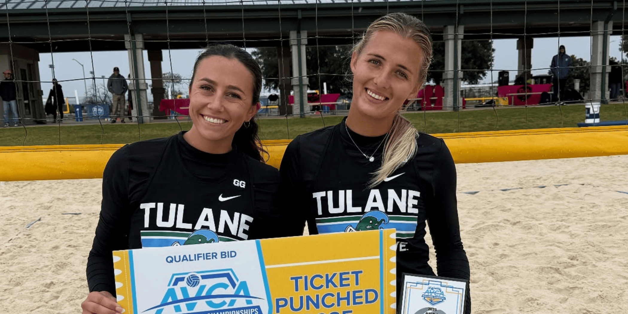 Tulane beach volleyball players ticket punched at AVCA Beach Qualifier