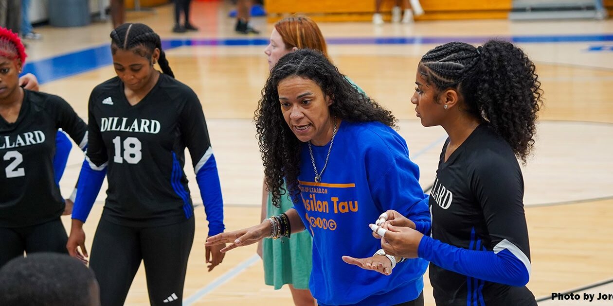 Angela Franke of Dillard University is one of the volleyball coaches being recognized through the 2026 AVCA-The Marines Battles Won Award program.