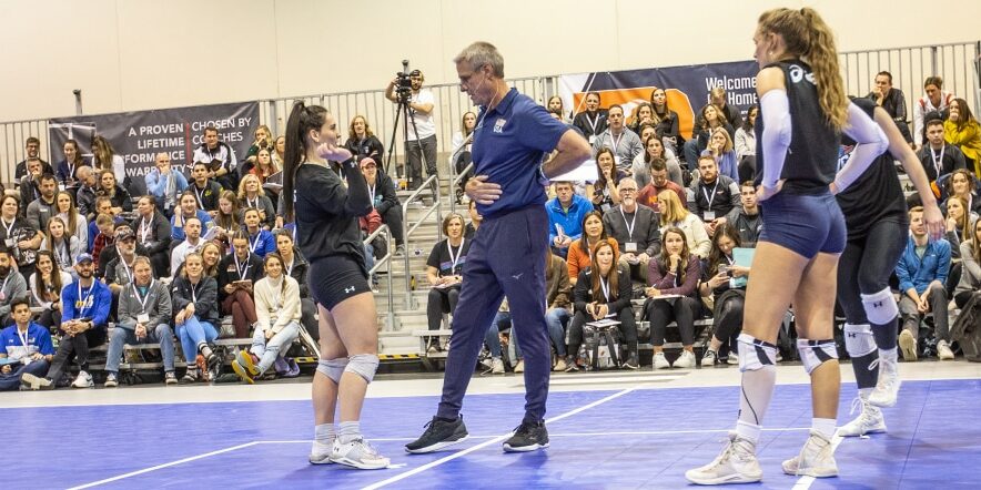 USA Volleyball's Karch Kiraly leads educational session at the AVCA Convention.