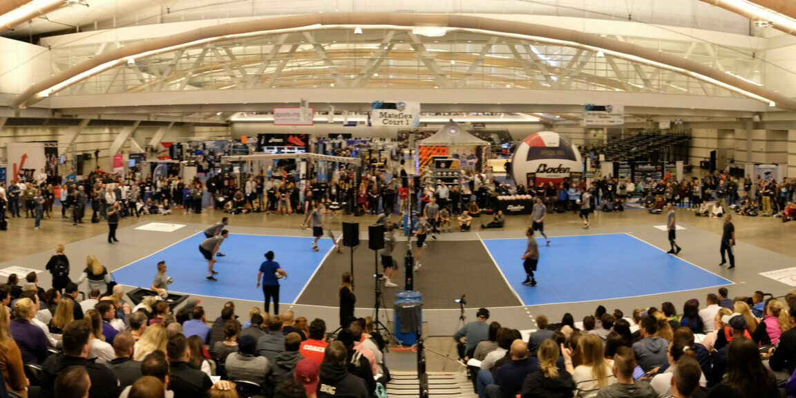 On court educational session at the AVCA convention