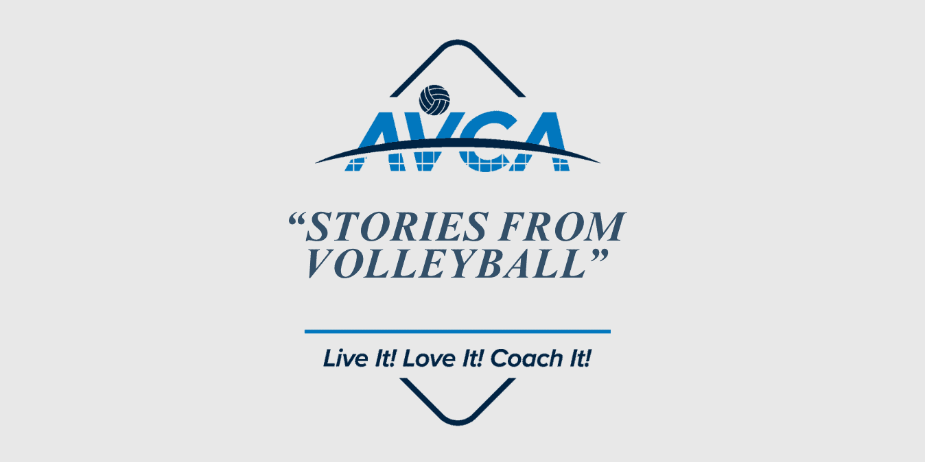 logo for the AVCA "Stories from Volleyball" initiative
