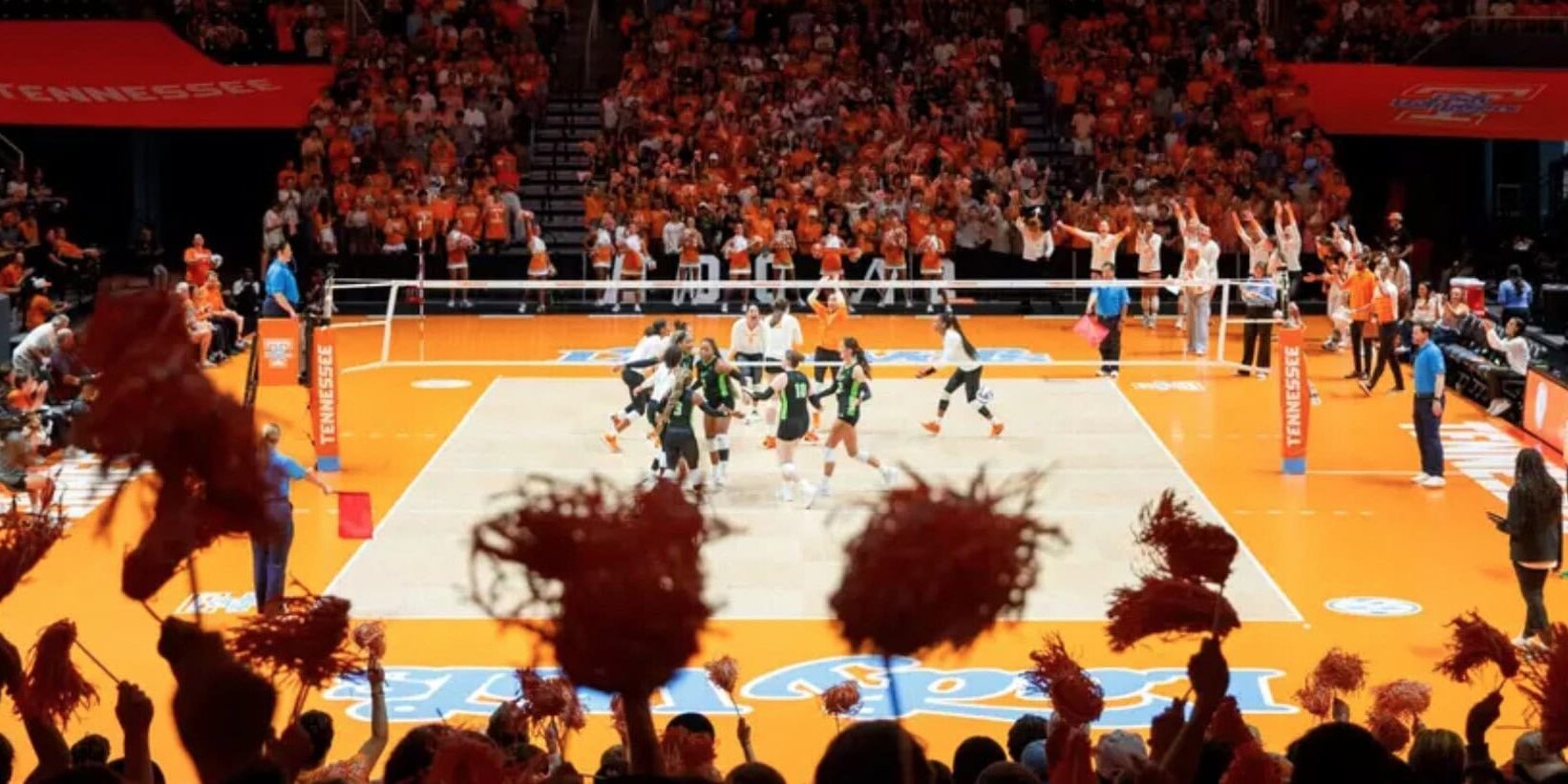 Tennessee set a home attendance record Aug. 29 when 7,654 fans turned out for its match against South Florida.